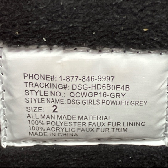 DSG Girl's Winter Boots (Size 2) Power Grey - QCWGP16-GRY - Picture 3 of 16